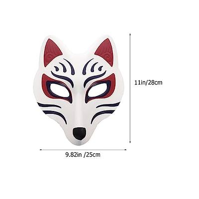 2Pcs Therian Mask Fox Cat Therian Mask for Adults White Blank Fox Mask Hand  Painted Animal Face Mask Halloween Mask DIY Mask Animal Party Cosplay  Costume - Yahoo Shopping