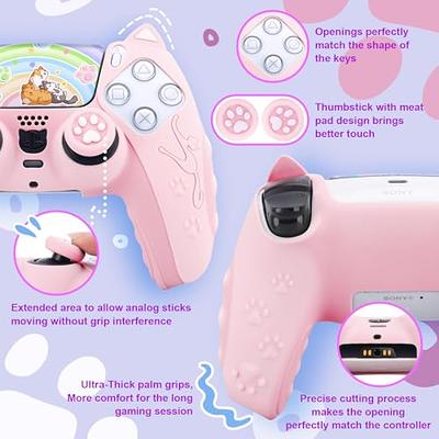  RALAN Greenish Pink Controller Skin Silicone for PS4