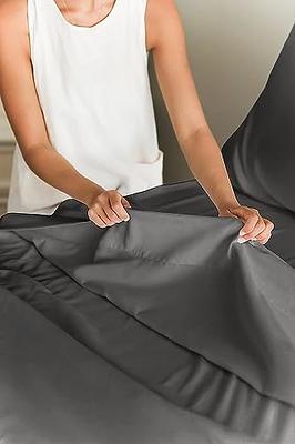 FreshCulture Twin Fitted Sheet Only - Hotel Quality Fitted Sheet Twin Size  - Ultra Soft & Breathable - Brushed Microfiber - Deep Pocket - Cooling