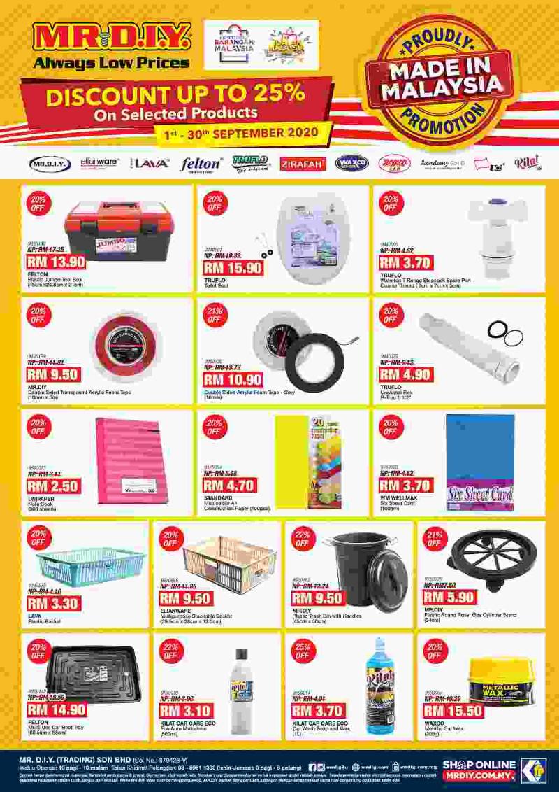  MR  DIY  launches Proudly Made in Malaysia  promo campaign 