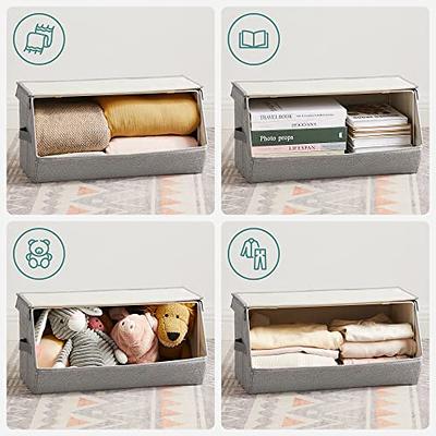 Set of 4 Stackable Storage Boxes