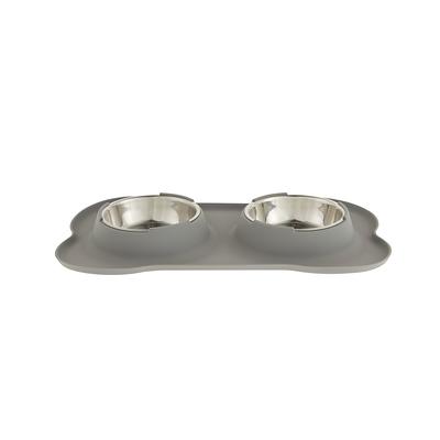 Top Paw Elevated Double Diner Pet Feeder - 12 in