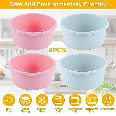 2 Pack Reusable Egg Bites Mold with Plastic Lids Boiled Egg Mold