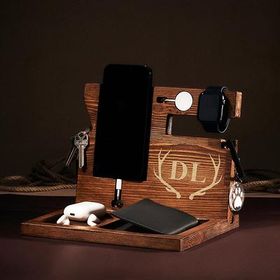 Personalized Gifts for Dad Birthday I Docking Station I Wooden