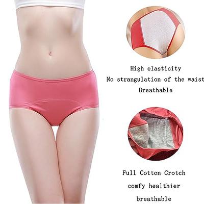 Ladies Cotton Knickers High Waisted Knickers For Women, Full Back Coverage  Womens Underwear6pcs