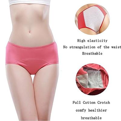 6Pcs High-waist Underwear for Women Seamless Knickers Stretchy Cotton  Panties Ladies Full Coverage Soft Breathable Briefs - L at  Women's  Clothing store