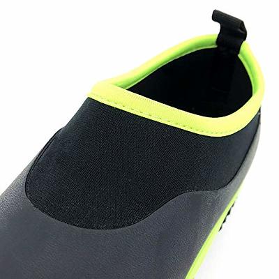  SYLPHID Mens Garden Shoes Womens Rain Shoe Waterproof  Neoprene Camp Booties For Camping