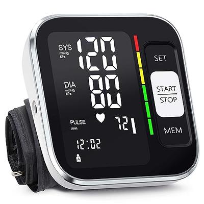 Blood Pressure Monitor Dual Users x99 Readings Blood Pressure Machine with  Voice Adjustable Wrist Cuff BP Monitor for Home Use with Carrying Case  Instant Portable - Yahoo Shopping