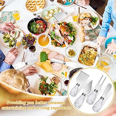 2pcs/set Stainless Steel Cheese Knife, Cute Cheese Decor Knife Set