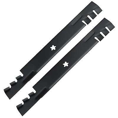 2-Pack Medium Lift Lawn Mower Blades, 46 Inch Cut, Compatible with  Craftsman, Husqvarna, Poulan