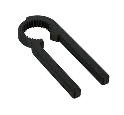 Compact Twist Beverage Bottle Opener and Tightener - Bottle Cap Gripper - Easily Fits in The Pocket or Bag (Black)