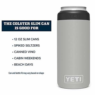 Yeti Rambler 12 oz Colster Slim Can Cooler - Charcoal