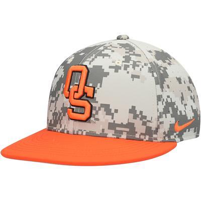 Dick's Sporting Goods Nike Men's Oklahoma State Cowboys Camo AeroBill  Fitted Hat