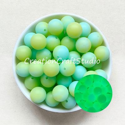 Round Silicone Focal Beads Bulk Silicone Beads Bulk Craft Beads Jewelry