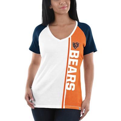 Women's Fanatics Branded White Chicago Bears City Pride V-Neck T-Shirt