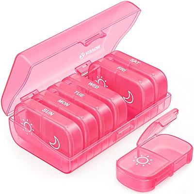 Pill Container  AM PM Pill Organizer