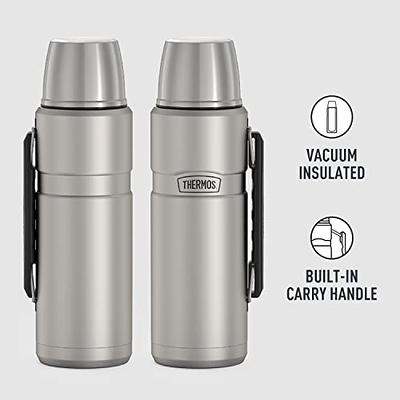 THERMOS Stainless King Vacuum-Insulated Travel Tumbler, 16 Ounce, Matte  Steel