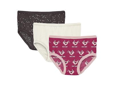 Kickee Pants Kids Print Underwear Set 3-Pack (Little Kids/Big Kids)  (Midnight Foil Constellations/Natural/Berry Ski Birds) Girl's Underwear -  Yahoo Shopping