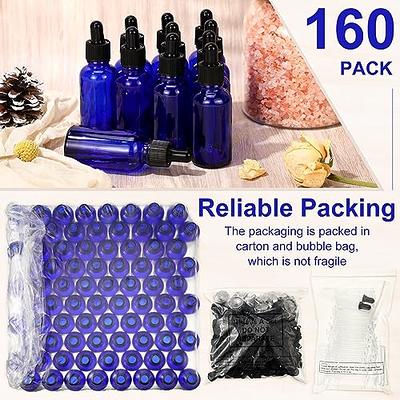 Amber 1oz Dropper Bottle (30ml) Pack of 4 - Glass Tincture Bottles with Eye  Droppers for Essential Oils & More Liquids - Leakproof Travel Bottles