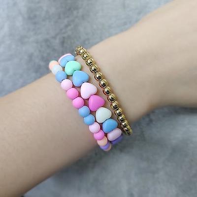 Azusa Sun Colorful Little Sister Bracelet Letter Beads Adjustable Braided  Bracelet Y2K Friendship Birthday Party Jewelry Gifts - Yahoo Shopping