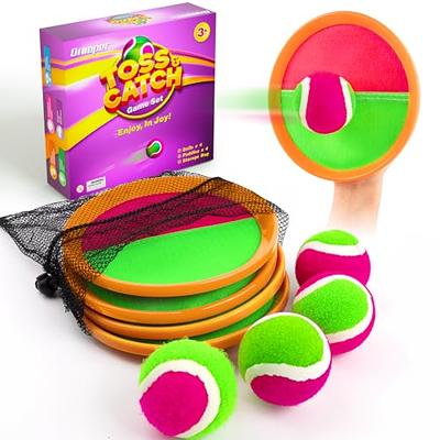 Toss and Catch Game Set Paddle Catch Ball Game Outdoor Sports