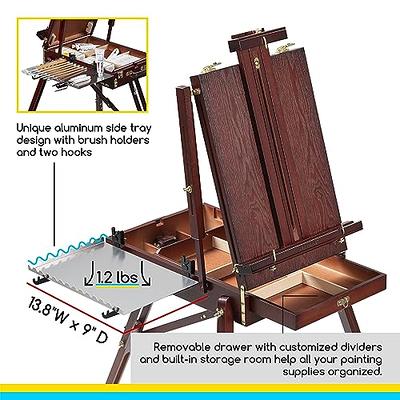 MEEDEN Table Easel Box, Adjustable Beech Wood Tabletop Sketchbox