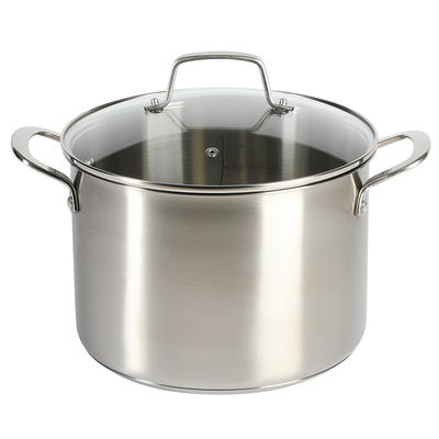 Cuisinart Classic 3.5qt Stainless Steel Saute Pan with Cover and Brushed  Gold Handles Matte White