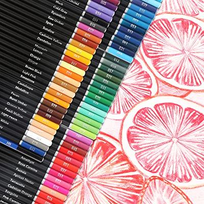 Soucolor 72 Pcs Drawing pencil set , Color Pencil Set Round  Shaped Color Pencils - Colour Pencils Set with Box