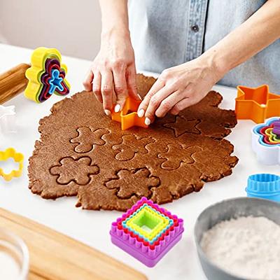 Vegetable Cutter Shapes Sets Mini Size Cutters Small Shaped Cutters Fruit Cutters Kids Food Cutters Pastry Stamps Mold for Biscuits,Pastry Dough