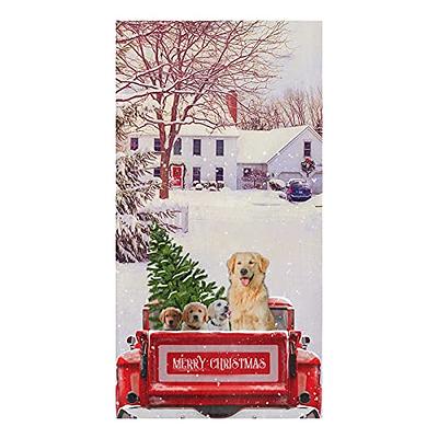 Chic Decor Home Kitchen Towels Christmas Red Truck Tea Towel Microfiber  Absorbent Washable Animal Dog Christmas Tree Soft Hand Dish Towel Cleaning  Cloth for Kitchen Bathroom，18 x 28 Inch - Yahoo Shopping