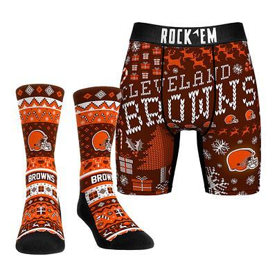 Men's Rock Em Socks New Orleans Saints Local Food Underwear and Crew Socks  Combo Pack