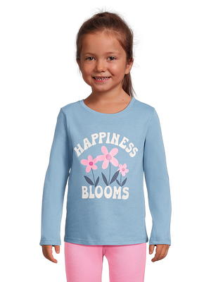 Bluey Toddler Girls 2 Pack T-Shirts Grey/Pink 5T