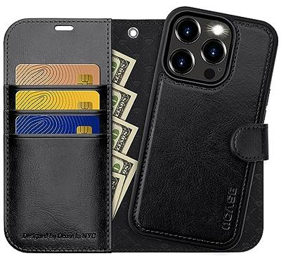 TUCCH Case for iPhone 13 Wallet Case, PU Leather Flip Folio Case with  [Shockproof TPU Inner Shell], RFID Blocking Card Holder Kickstand Phone  Cover