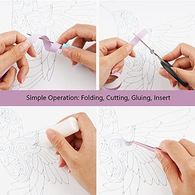 Uniquilling Quilling Paper Quilling Kit for Adults Beginner - 8 * 10in  Hummingbird Exquisite DIY Craft Wall Art Decor Best Gifts Painting Kits  Paper Quilling Tools(Basic)