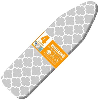 HOLDN' STORAGE Ironing Board Cover and Pad - Iron Board Cover with  Padding15 x 54 - Iron Board