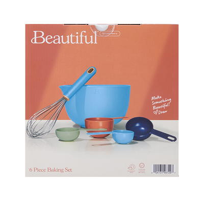 Beautiful 5-Piece Cooking Set in Blueberry by Drew Barrymore