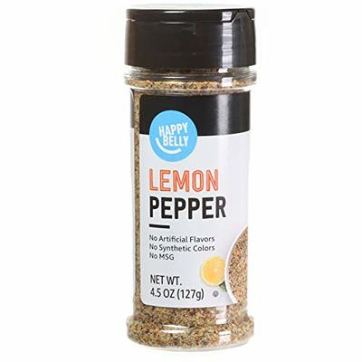 Brand - Happy Belly Lemon Pepper Seasoning Salt, 4.5 Oz
