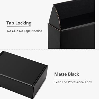 Timirog Shipping Boxes 13x10x3 Inches 20 Pack Black Cardboard Box for Small  Business, Corrugated Boxes Tab Locking Literature Mailer Mailing Packaging  Supplies for Packing Book Gifts Craft - Yahoo Shopping