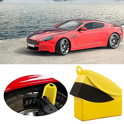 AQWEI Car Tire Cleaning Sponge, 3 Pcs Tire Dressing Applicator for Applying Tire  Shine Applicator Pad (Black) - Yahoo Shopping