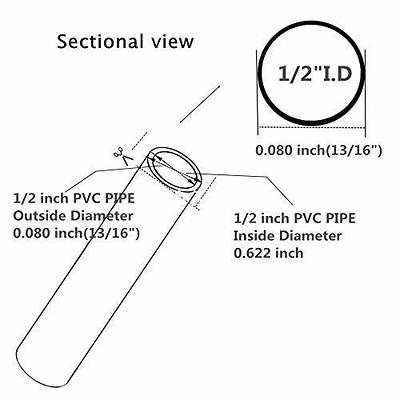 Xuniea 42 Pieces PVC Pipe Fittings Elbow Set Tent Connection Tee Heavy Duty  PVC Elbow Fittings for Greenhouse Shed Pipe, Furniture Build and More (1