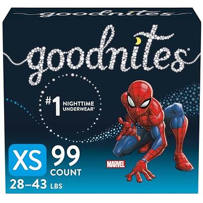 Goodnites Boys' Nighttime Bedwetting Underwear, Size S/M (43-68 lbs), 44 Ct  - 44 ea