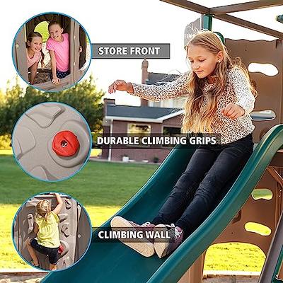 Jaxx Zipline Playscape - Imaginative Furniture Playset for