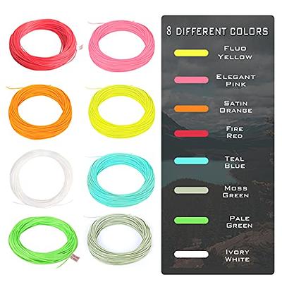 100FT 1F-8F Weight Forwad Floating Fly Fishing Line Fluo Front