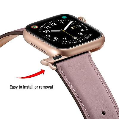 Leather Bands Compatible with Apple Watch Band 38mm~41mm 42mm~49mm