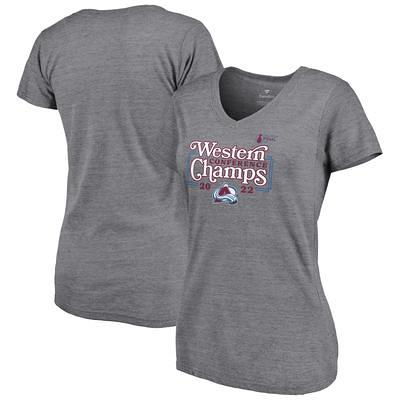 Women's Fanatics Branded Heather Navy Colorado Avalanche Line