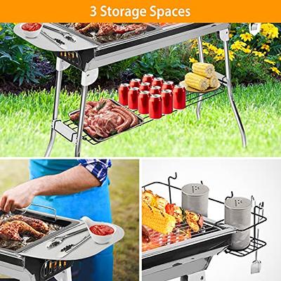 Charcoal Grills Outdoor BBQ Grill Backyard Barbecue Grill With