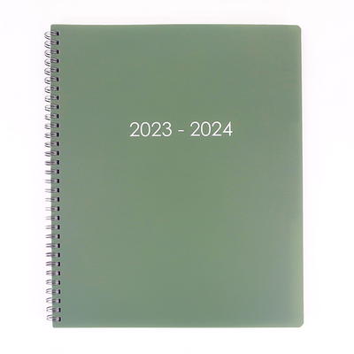 2024 Flores 12-Month Softcover Spiral Planner - Magnolia