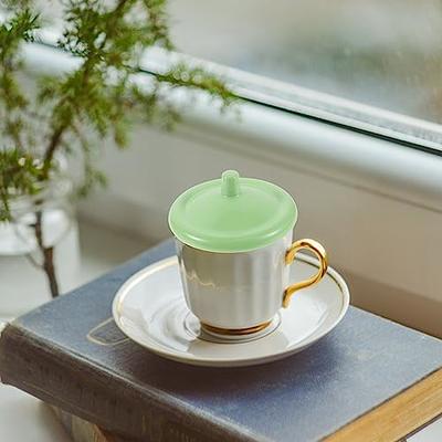 Silicone Cup Lid Drink Cup Cover Anti-Dust Coffee Mug Suction Seal