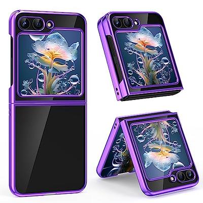 MATEPROX Clear Cases for Samsung Galaxy Z Flip 5 Case, Slim Thin  Lightweight Protective Transparent Phone Cover with Electroplated Frame for  for Samsung Galaxy Z Flip 5 5G-Purple - Yahoo Shopping