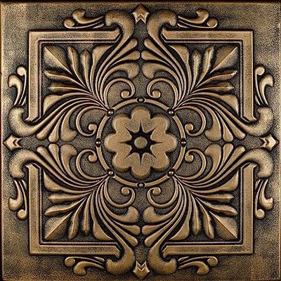 A La Maison Ceilings R14 Victorian Foam Glue-up Ceiling Tile (21.6 sq. ft./ Case), Pack of 8, Antique Brass - Yahoo Shopping